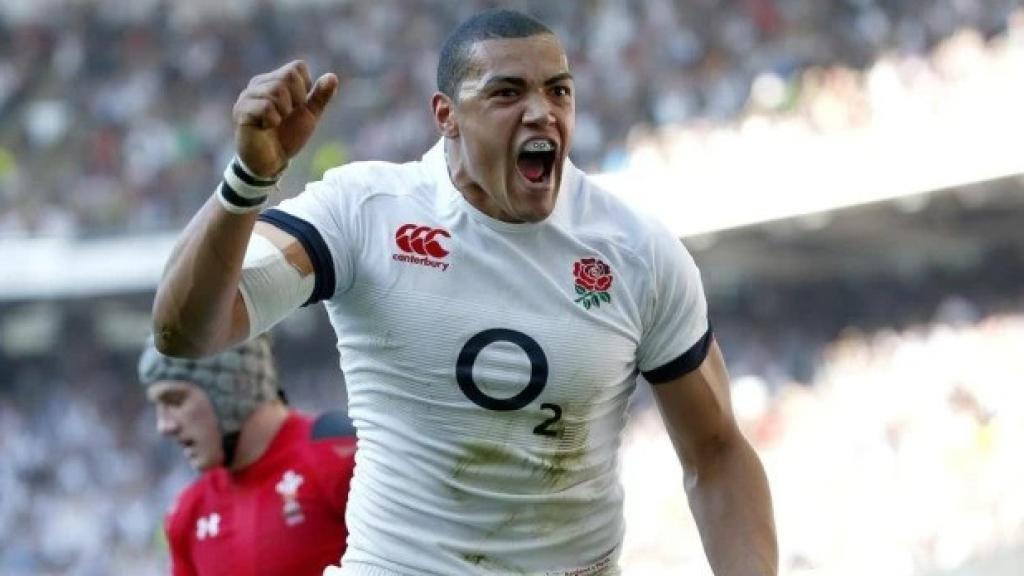 Luther Burrell, en un partido con Inglaterra, antes de destapar el caso de racismo.