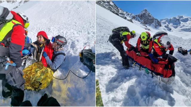 Nuria Castán, rescatada de un alud en Verbier
