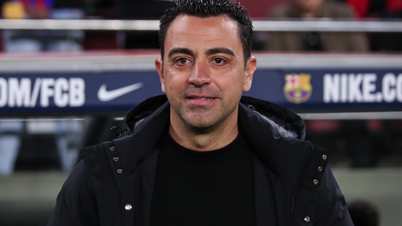 Xavi Hernández, en el banquillo del Camp Nou durante El Clásico de las semifinales de la Copa del Rey 2022/2023
