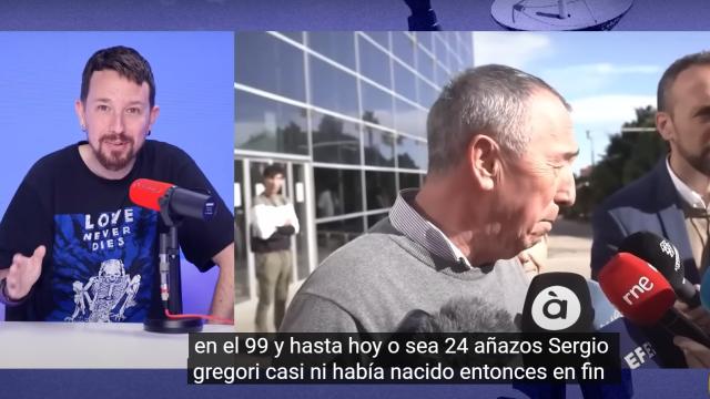 Pablo Iglesias durante su intervención en el programa de Canal Red.