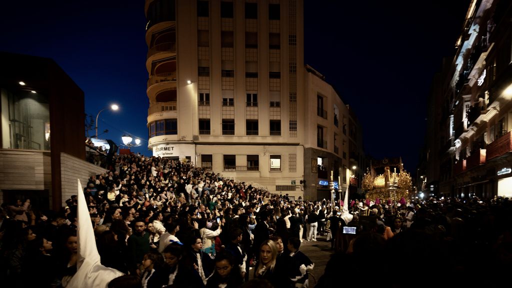 La Paloma, durante la procesión del Miércoles Santo de 2023.