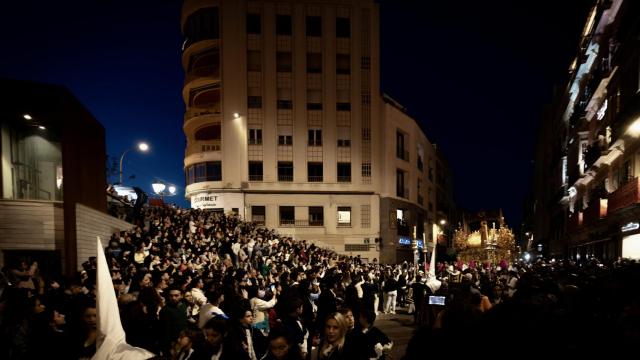 La Paloma, durante la procesión del Miércoles Santo de 2023.