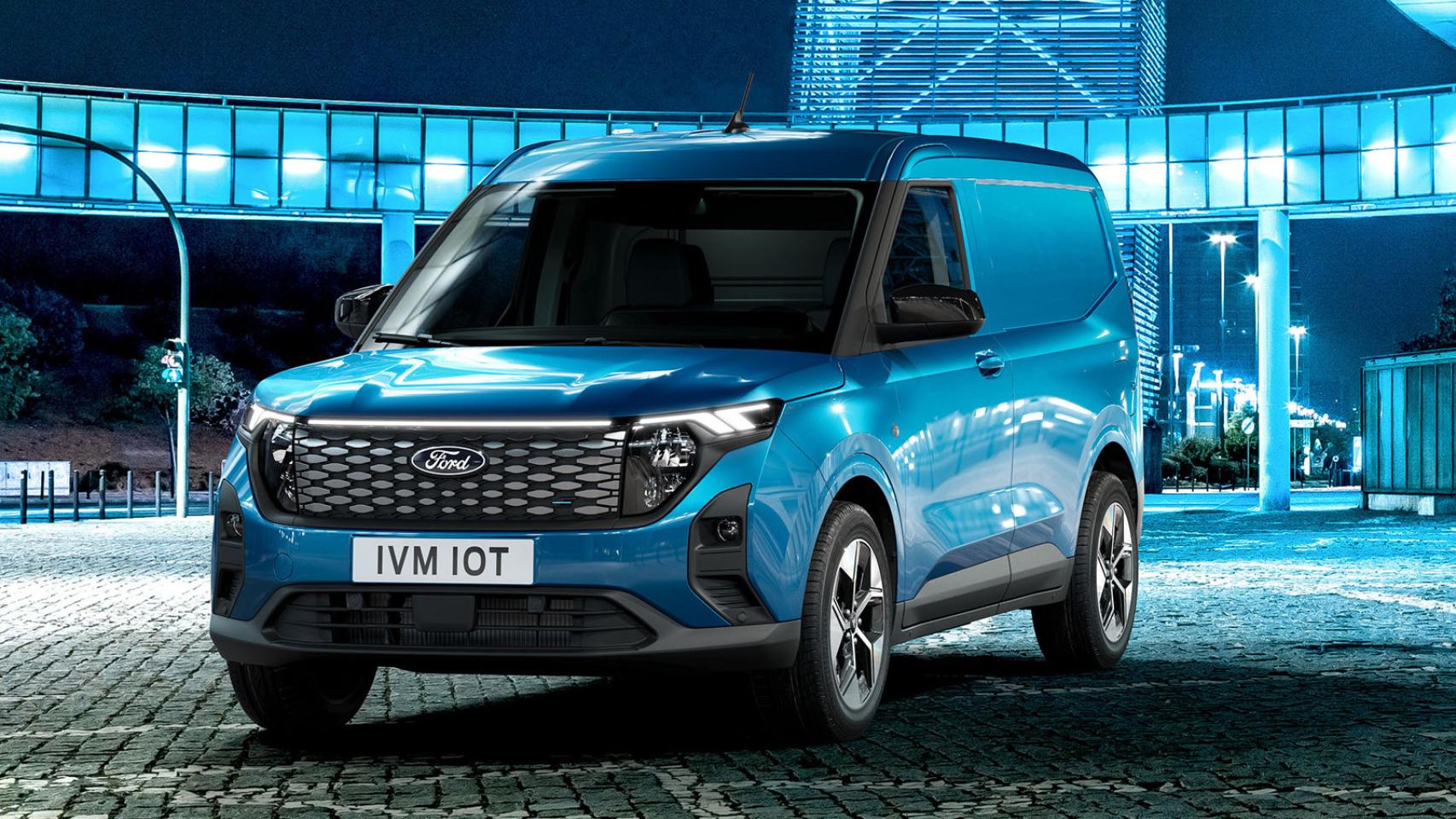 Nuevo Ford E-Transit Courier, un vehículo comercial mediano 100% eléctrico.