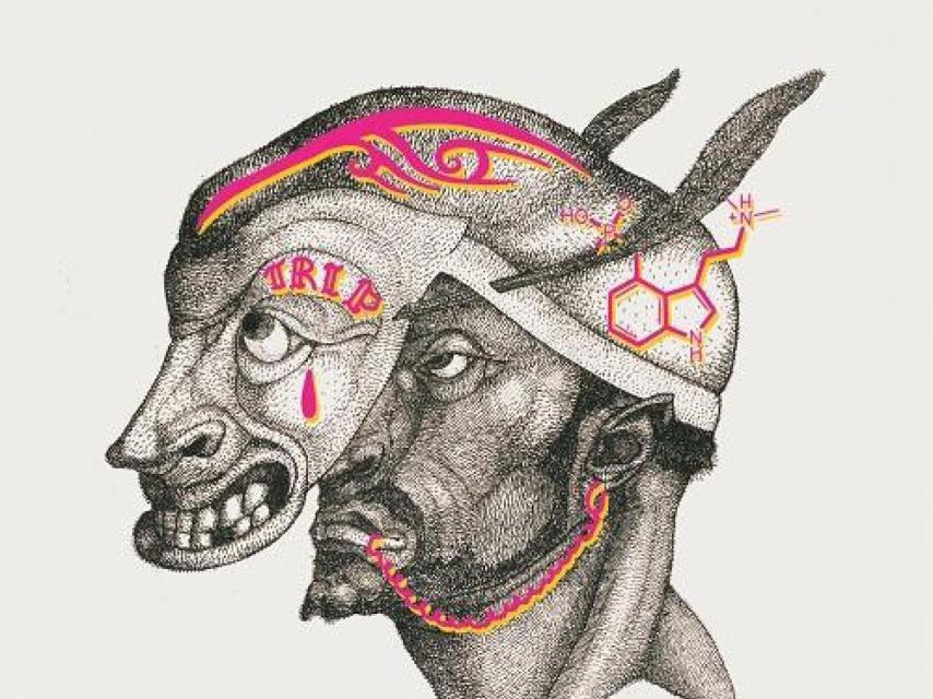 Ilustración de la portada del nuevo poemario de Bunbury.