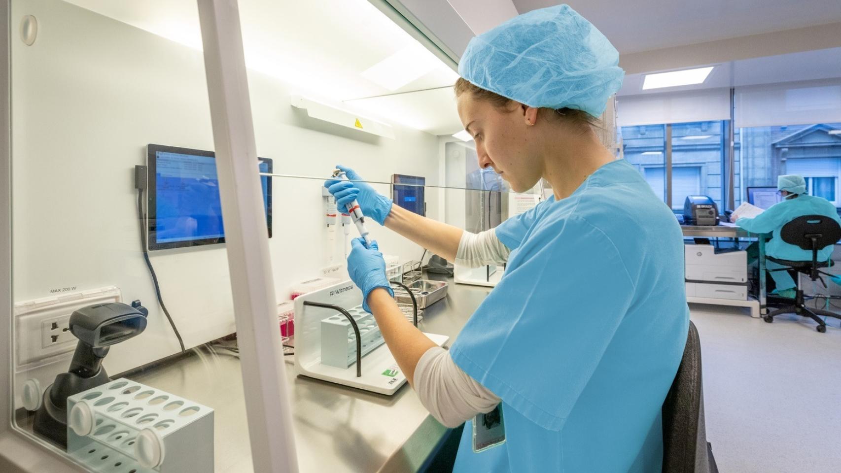 Imagen de un laboratorio de reproducción asistida.