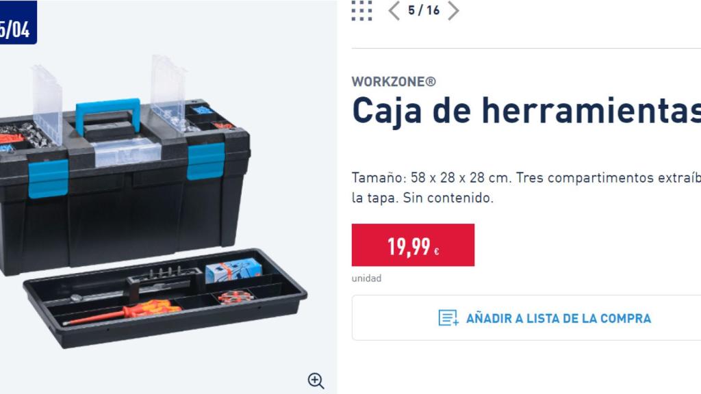 Caja de herramientas.