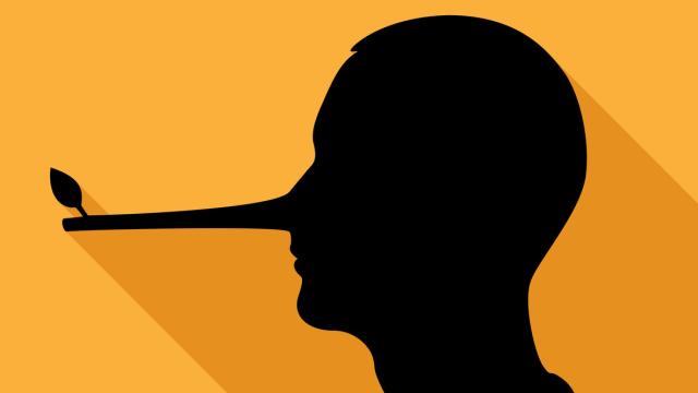 El imaginario colectivo vincula la imagen de los mentirosos con personas a las que les crece la nariz.