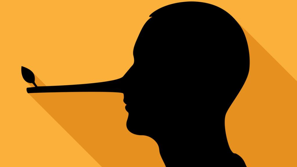 El imaginario colectivo vincula la imagen de los mentirosos con personas a las que les crece la nariz.