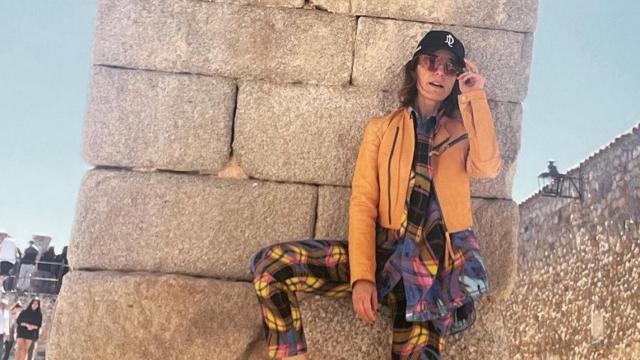 Raquel Sánchez Silva en el Acueducto de Segovia