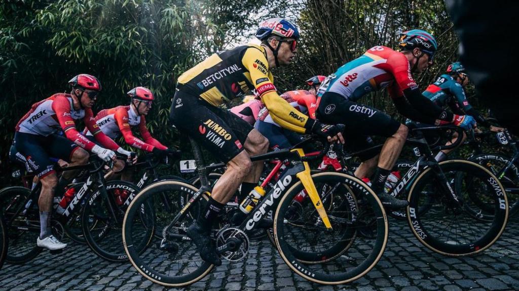 Wout Van Aert durante una Clásica belga