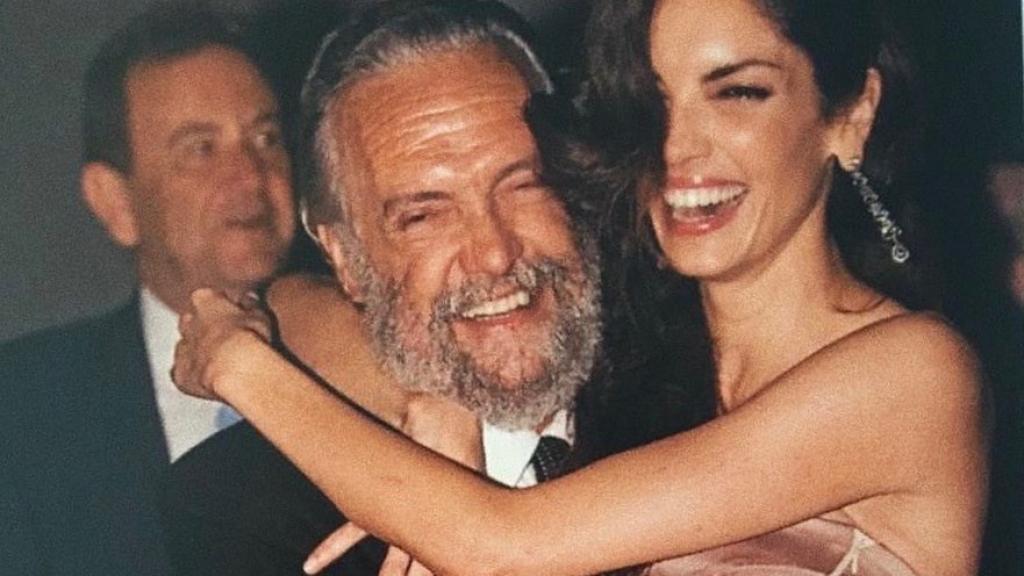 Eugenia Silva junto a su padre, Antonio Silva