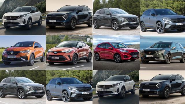 Principales SUV de tamaño medio a la venta en España.