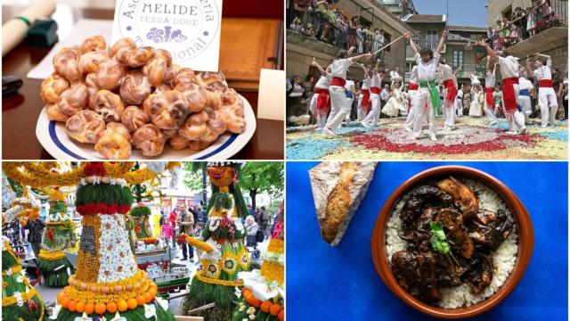 Fiestas de primavera en Galicia.