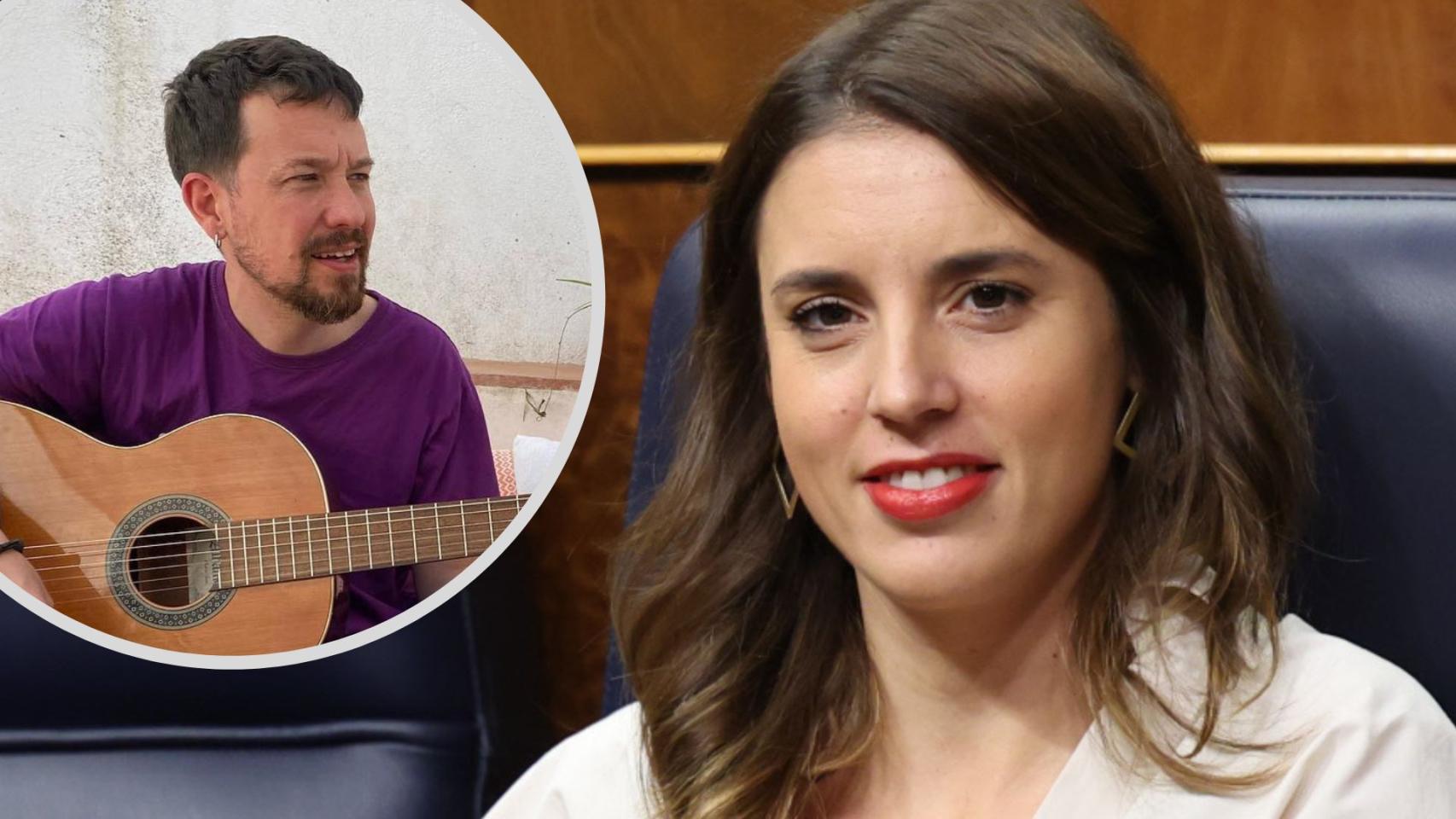La Ministra de Igualdad, en un montaje de JALEOS.