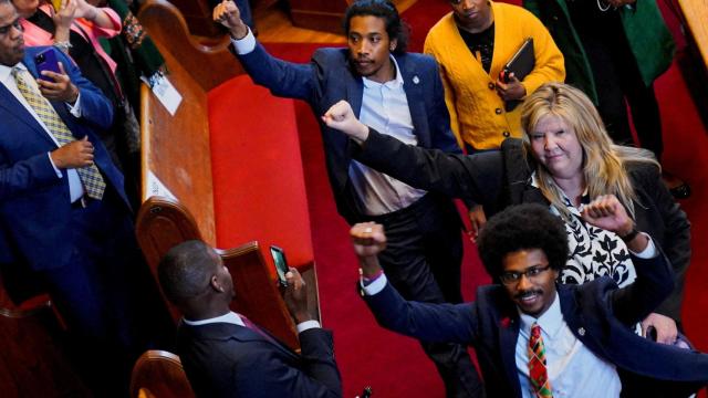 Los miembros del Partido Demócrata expulsados en Tennesse.