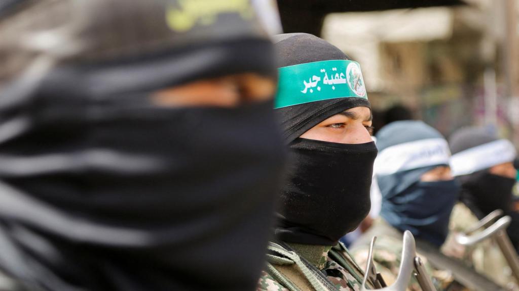 Miembros de Hamás en la Franja de Gaza.