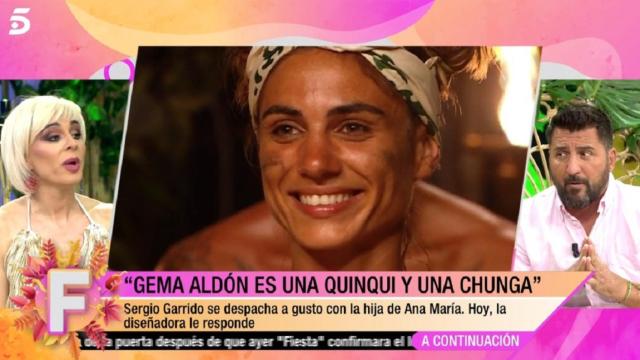 Ana María Aldón y Sergio Garrido en 'Fiesta'.