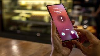 Imagen de archivo de una llamada spam. iStock