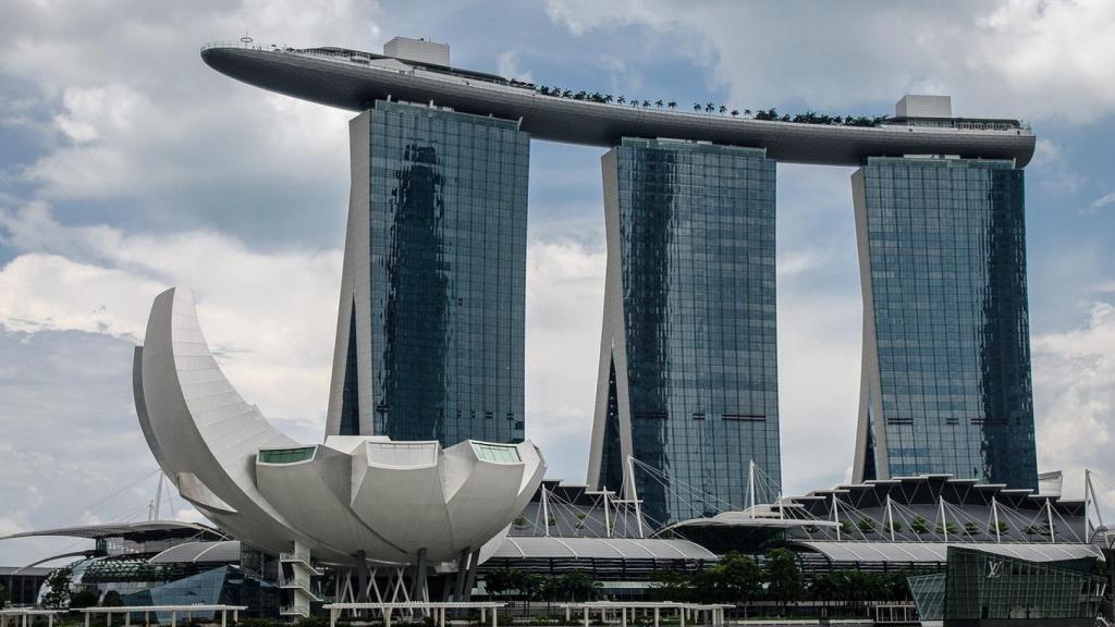Vista general del Marina Bay Sands