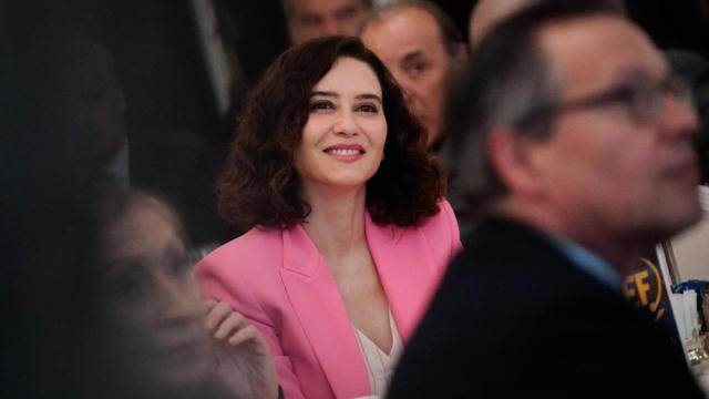 Isabel Díaz Ayuso este lunes, 10 de abril.