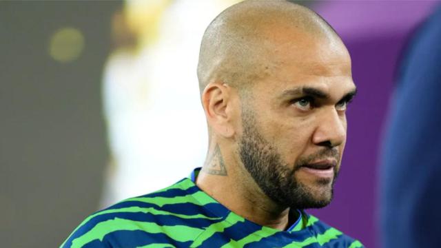 Dani Alves, con Brasil.