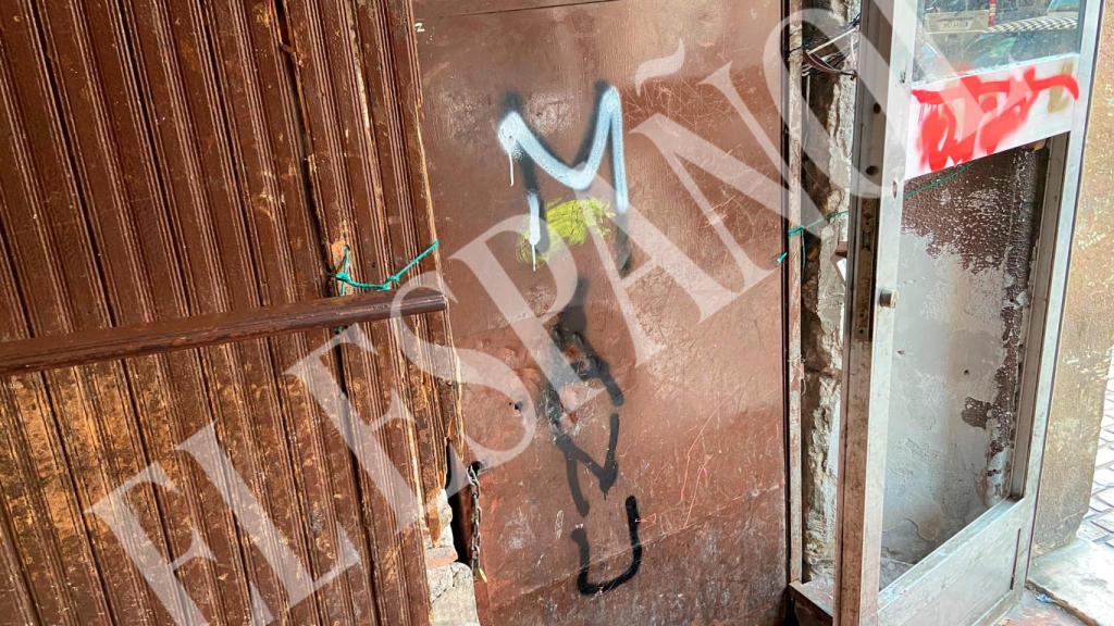 Puerta del cuarto donde presuntamente ocurrieron los hechos