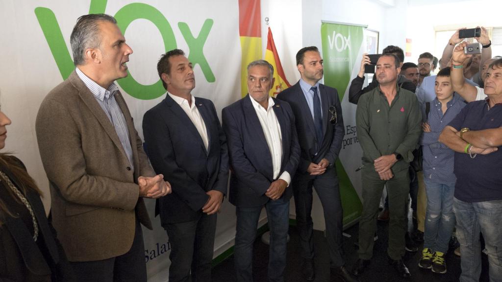 Inauguración de la sede de Vox en Salamanca en septiembre de 2019.
