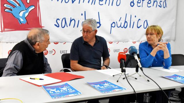 Representantes de la Plataforma por la sanidad pública de Zamora