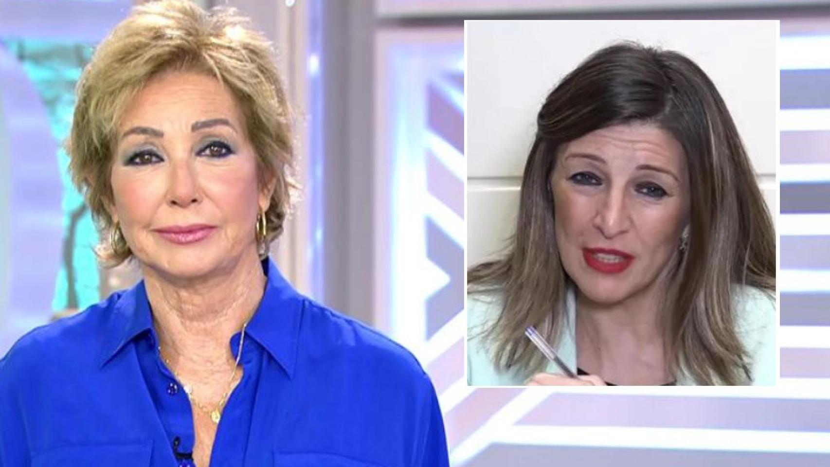 Ana Rosa Quintana desconfía de Yolanda Díaz: Su discurso me genera mucha confusión