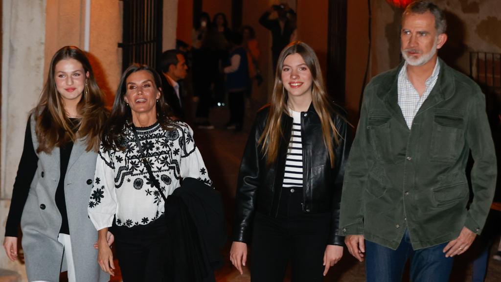 La Familia Real en la procesión de Chinchón.