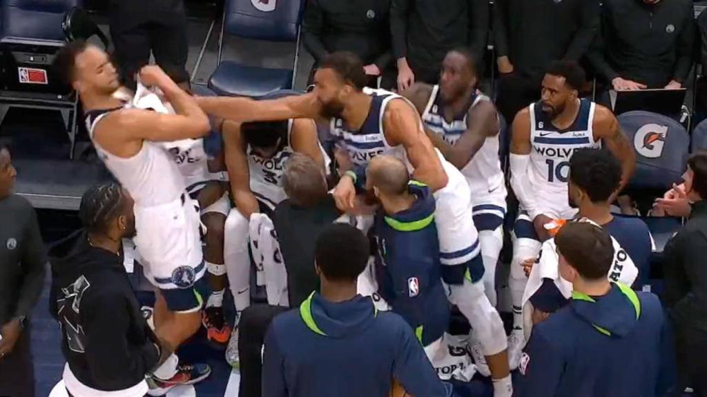 El puñetazo de Rudy Gobert a Kyle Anderson