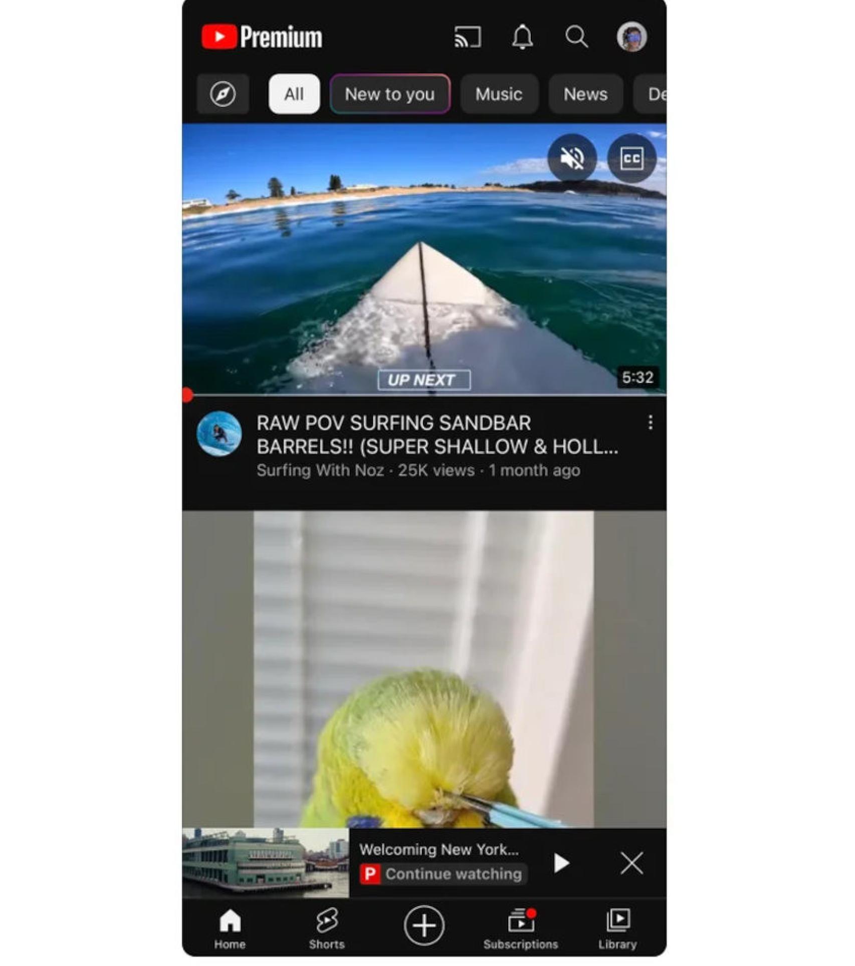 YouTube Premium nos permite seguir viendo vídeos que hemos empezado en otro dispositivo