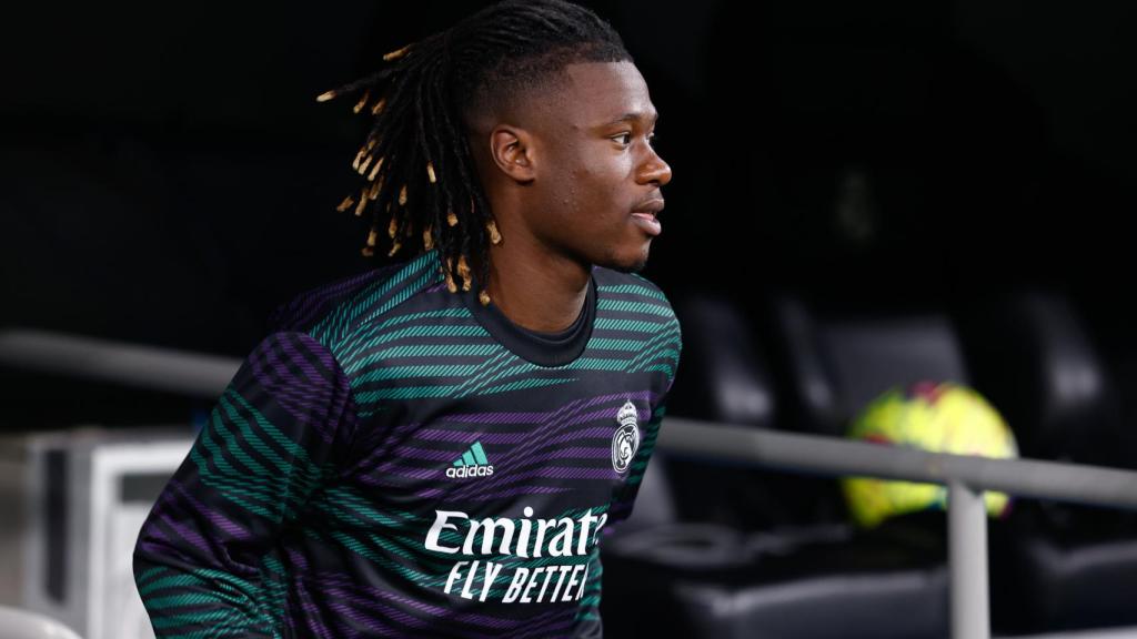Eduardo Camavinga, con el Real Madrid