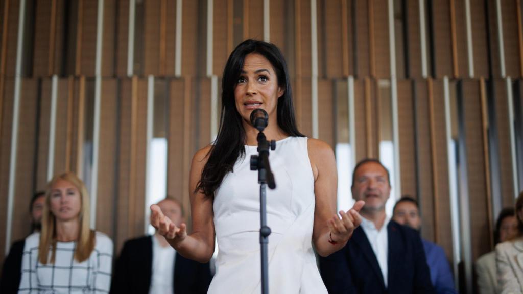 La candidata de Ciudadanos a la Alcaldía de Madrid, Begoña Villacís.