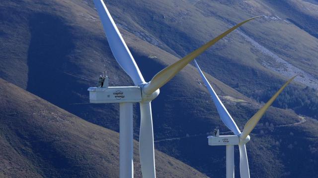 Un parque eólico de Capital Energy.
