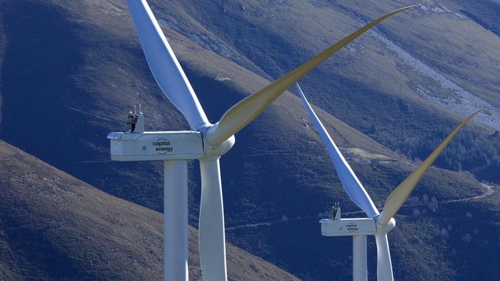Un parque eólico de Capital Energy.