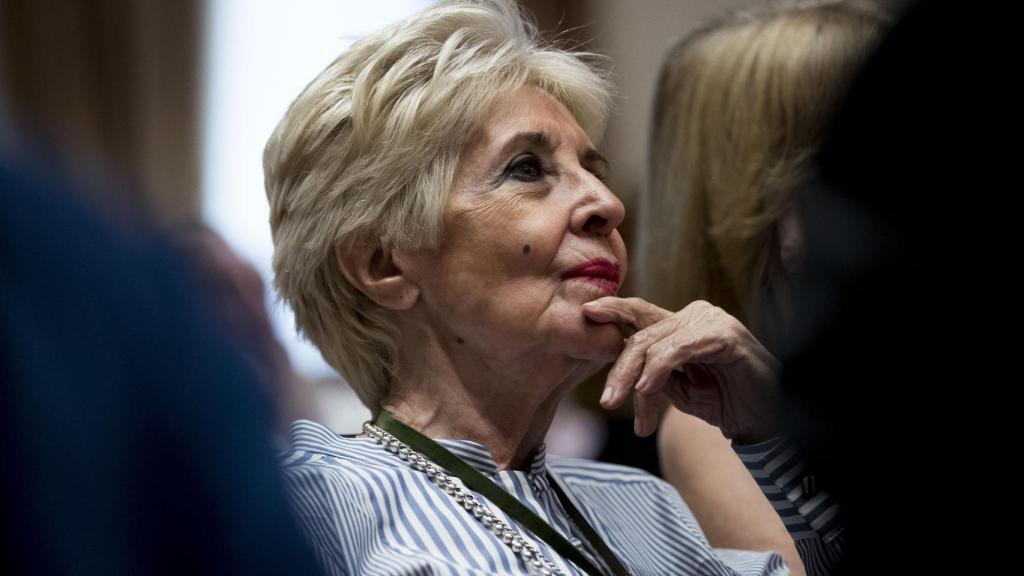 La célebre y querida Concha Velasco en un acto público en junio de 2018, en Madrid.