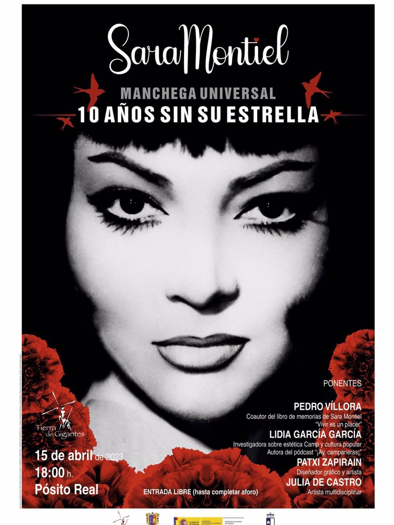 Cartel del homenaje a Sara Montiel