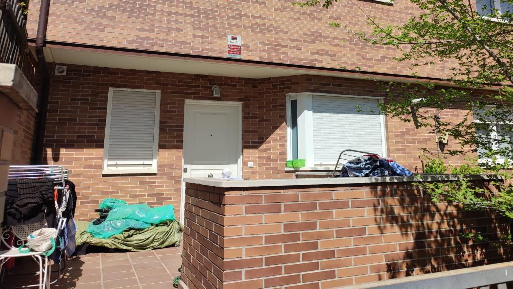 Vivienda donde residía la pareja junto a sus ocho hijos.