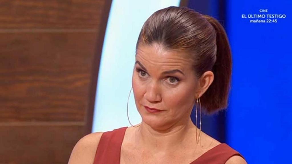 Samantha Vallejo-Nágera abroncando a un concursante en 'MasterChef'.