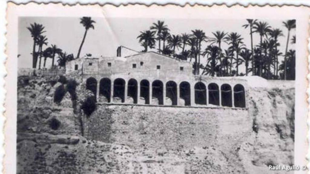 El Molí del Real de Elche, en una imagen antigua.