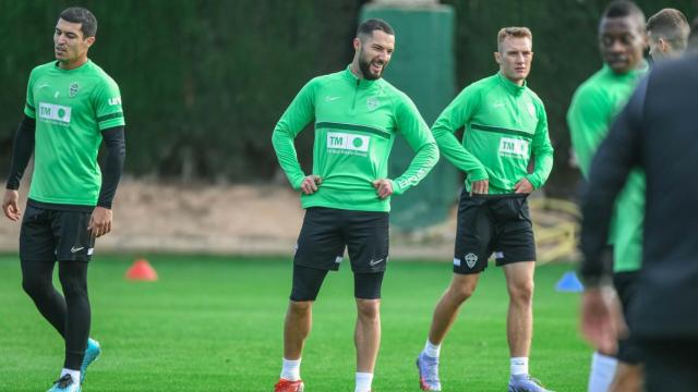 Tete Morente, durante un entrenamiento.