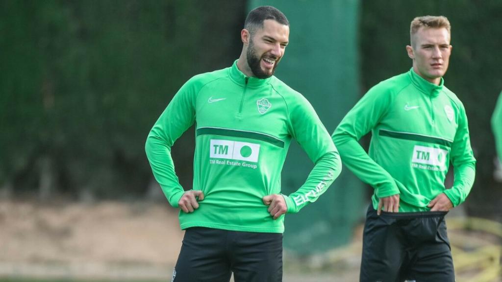 Tete Morente, durante un entrenamiento.