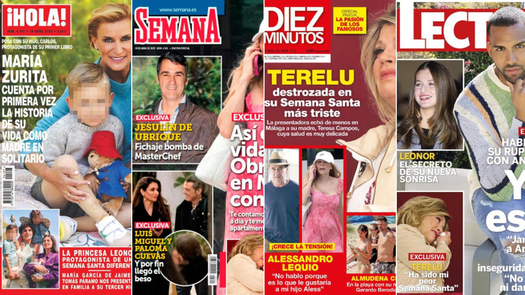 Portadas de revistas.