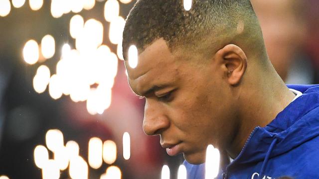 Kylian Mbappé, con el PSG en la temporada 2022/2023