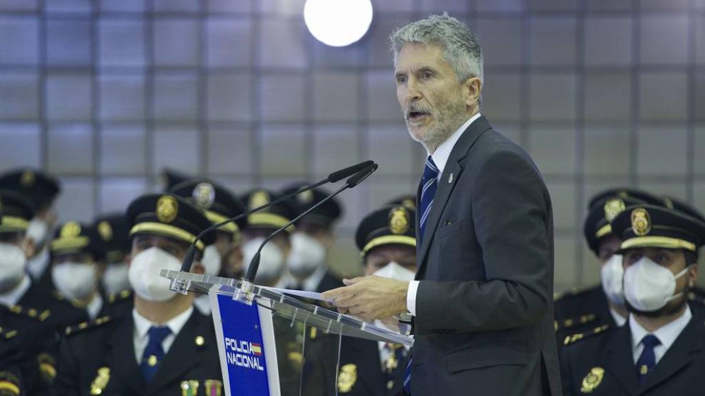 Fernando Grande-Marlaska en la jura de la XXXIII Promoción de la Escala Ejecutiva de la Policía.
