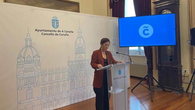 La alcaldesa de A Coruña, Inés Rey
