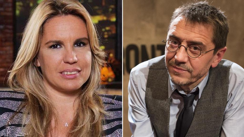 Carmen Porter y Monedero en un fotomontaje.