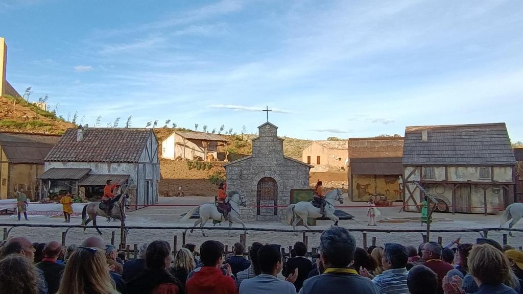 Una de las secuencias del espectáculo 'El Misterio de Sorbaces'.