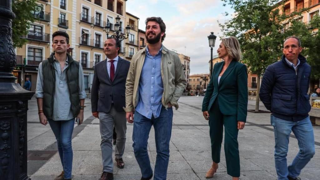 Juan García-Gallardo, este miércoles en Toledo.